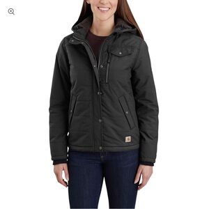 Women's Black Carhartt Jacket - RAIN DEFENDER